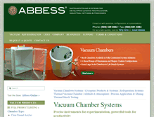 Tablet Screenshot of abbess.com